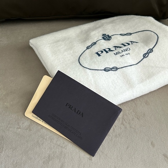 PRADA Tessuto Bag Khaki Green - Picture 12 of 13